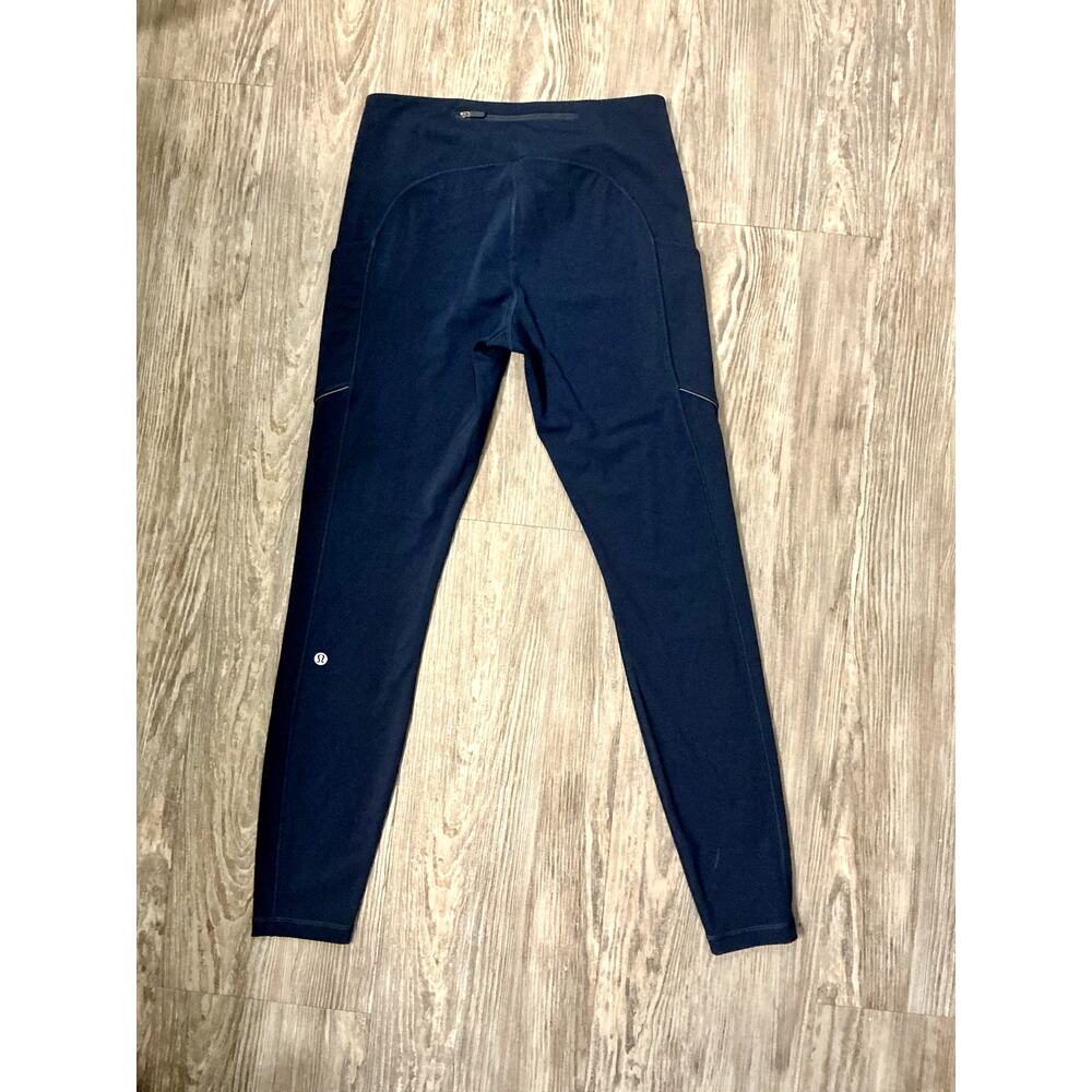 Lululemon Fast and Free High-Rise Navy Blue Size 8 27"